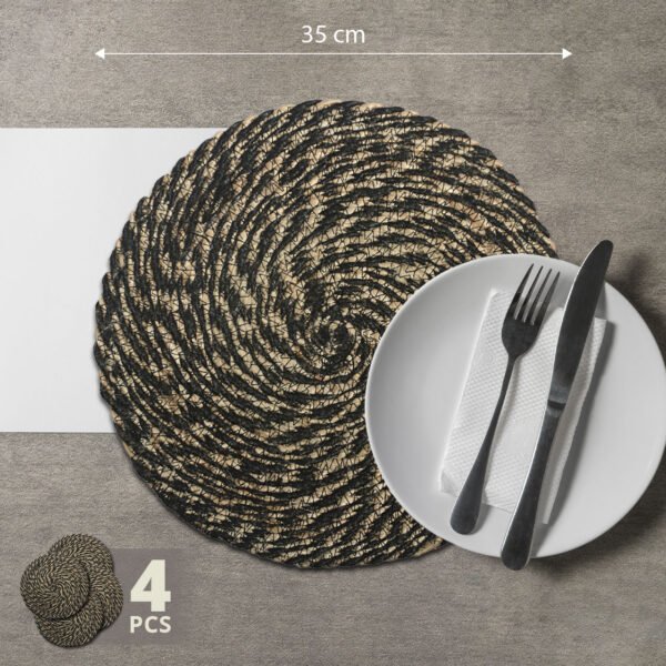 Black Spiral Table Runner - Image 10