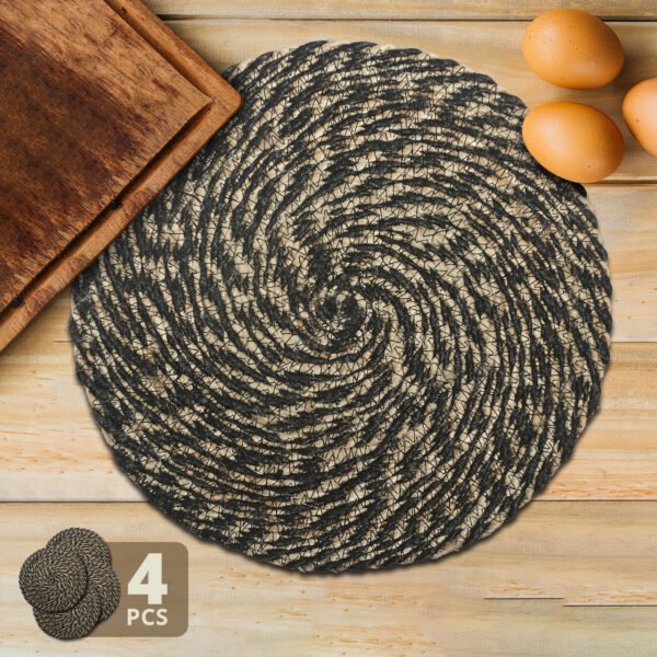 Black Spiral Table Runner - Image 7