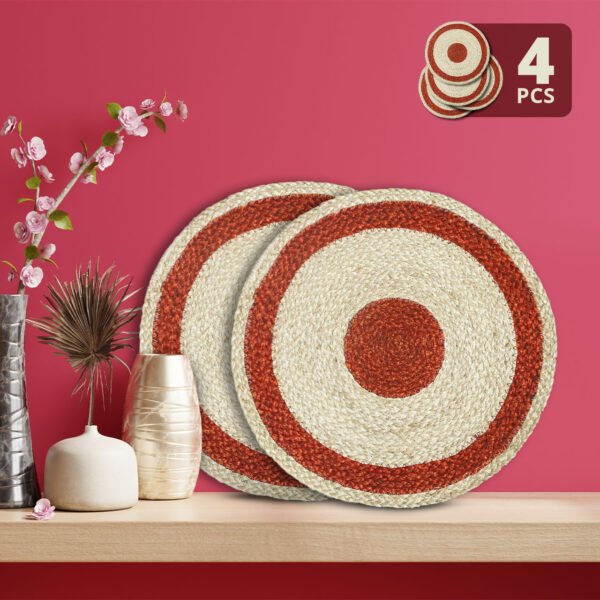 Red Spiral Table Runner - Image 7