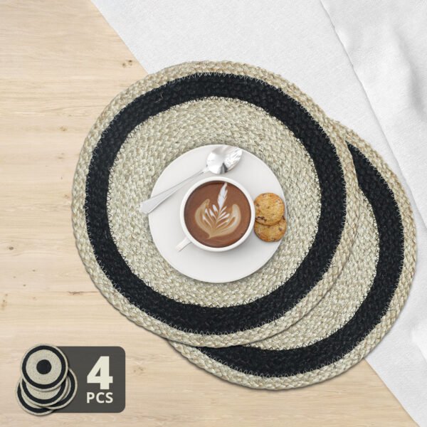 Revive Natural Jute Wicker Placemats - Image 5